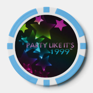 Lot De Jeton De Poker Party Like It's 1999® - Chips de poker - Design 11