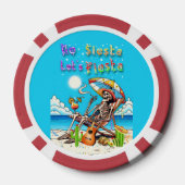 Lot De Jeton De Poker Pas de sieste Fiesta (Verso)