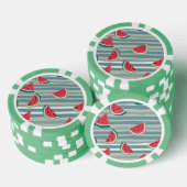 Lot De Jeton De Poker Pastèque (Empiler)