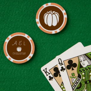 Lot De Jeton De Poker Patch citrouille au chocolat