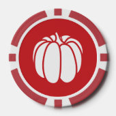 Lot De Jeton De Poker Patch citrouille dans Cherry (Recto)