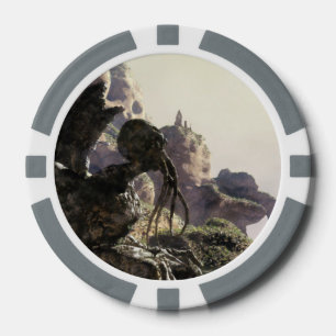 Lot De Jeton De Poker Paysage fantastique