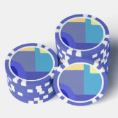 Lot De Jeton De Poker peinture abstraite moderne (Empiler)