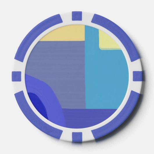 Lot De Jeton De Poker peinture abstraite moderne (Recto)