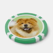 Lot De Jeton De Poker Peinture Chow Chow - Joli art original chien (Simple)