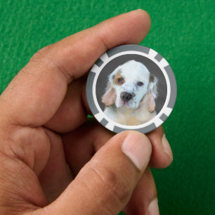 Lot De Jeton De Poker Peinture de chiot en espagne - Chien d'origine