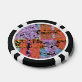 Lot De Jeton De Poker Peinture forme texture (Simple)