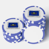 Lot De Jeton De Poker Pennsylvanie (Empiler)
