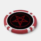 Lot De Jeton De Poker Pentagram Red Devil (Simple)