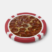 Lot De Jeton De Poker Pepperoni Pizza (Simple)