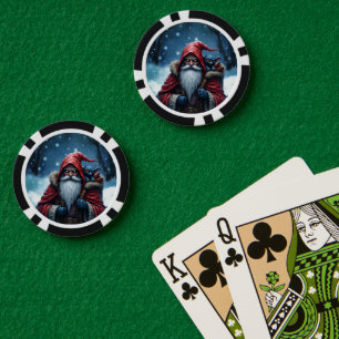 Lot De Jeton De Poker Père Noël Frostbite et son elfe de malice.