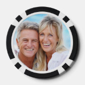 Lot De Jeton De Poker Personalized Love Heart Photo Wedding Anniversary (Verso)