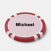 Lot De Jeton De Poker Personnalisé Votre Nom Chips Poker (Simple)