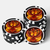Lot De Jeton De Poker Phoenix mythologique immortelle Créature (Empiler)