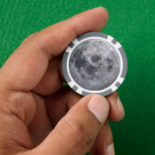 Lot De Jeton De Poker Photo de lune grise