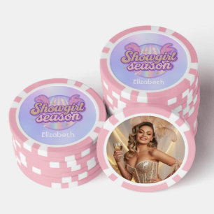 Lot De Jeton De Poker Photo de saison de showgirl Vegas Enterrement de v