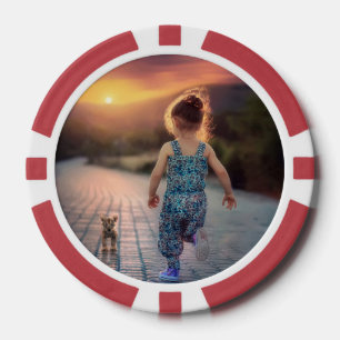 Lot De Jeton De Poker Photo personnalisée