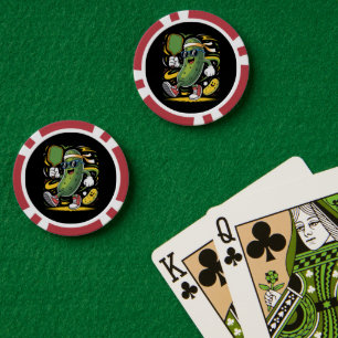 Lot De Jeton De Poker Pickle Jouant au Pickleball