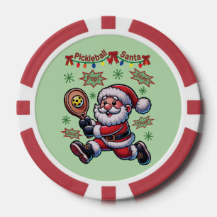 Lot De Jeton De Poker Pickleball Père Noël Noël