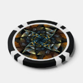Lot De Jeton De Poker Pinwheel Art Abstrait (Simple)