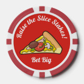 Lot De Jeton De Poker Pizza slice (Recto)