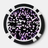 Lot De Jeton De Poker Poker Chip Mosaic Sparkley Texture (Verso)