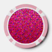 Lot De Jeton De Poker Poker Chip Polka Dot Sparkley Bijoux (Verso)
