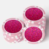 Lot De Jeton De Poker Poker Chip Polka Dot Sparkley Bijoux (Empiler)