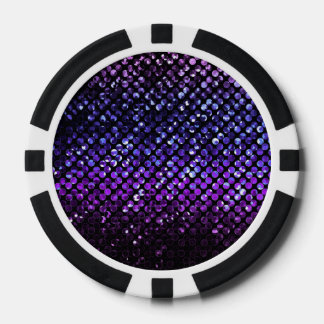 Lot De Jeton De Poker Poker Chip Purple Cryple Bling Strass