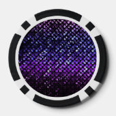 Lot De Jeton De Poker Poker Chip Purple Cryple Bling Strass (Verso)