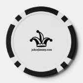 Lot De Jeton De Poker Poker chip with unique design. (Verso)