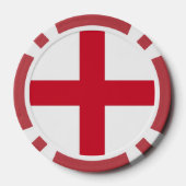 Lot De Jeton De Poker Poker chips avec Drapeau de l'Angleterre, Royaume- (Verso)