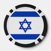Lot De Jeton De Poker Poker chips avec Drapeau d'Israël (Verso)