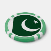 Lot De Jeton De Poker Poker chips avec Drapeau du Pakistan (Simple)
