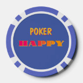 Lot De Jeton De Poker Poker heureux (Verso)