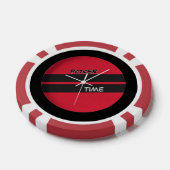 Lot De Jeton De Poker Poker Temps Rouge Noir (Simple)