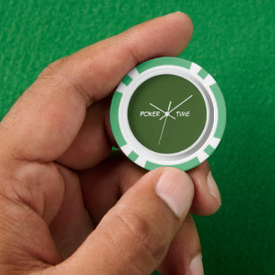 Lot De Jeton De Poker Poker Time Vert Blanc 
