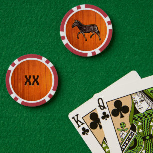 Lot De Jeton De Poker Polka sculpté point Zebra