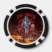 Lot De Jeton De Poker Pompier Tribute Poker Chips - Ensemble de pompiers (Verso)