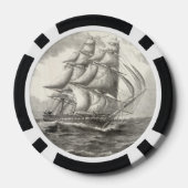 Lot De Jeton De Poker Portrait de Thomas Jefferson (Verso)