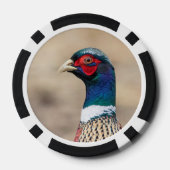 Lot De Jeton De Poker Portrait d'un faisan (Verso)