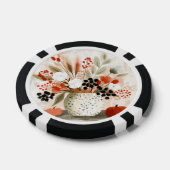 Lot De Jeton De Poker Pot de fleurs d'automne et Pot tacheté de rouille (Simple)