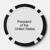 Lot De Jeton De Poker Président des États-Unis (Verso)