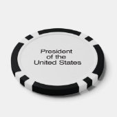 Lot De Jeton De Poker Président des États-Unis (Simple)
