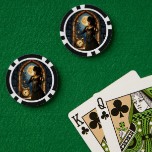 Lot De Jeton De Poker Princesse des Horloges – Gardienne des Heures au C