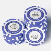 Lot De Jeton De Poker Promotion du logo personnalisé (Empiler)