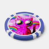 Lot De Jeton De Poker Puce de poker avec chat kawaii rose (Simple)