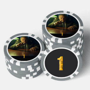 Lot De Jeton De Poker Puce de poker Boss 1 dollar