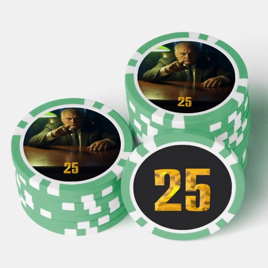 Lot De Jeton De Poker Puce de poker Boss 25 dollars (Empiler)