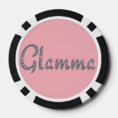 Lot De Jeton De Poker Puce de poker Glamma Bling (Verso)